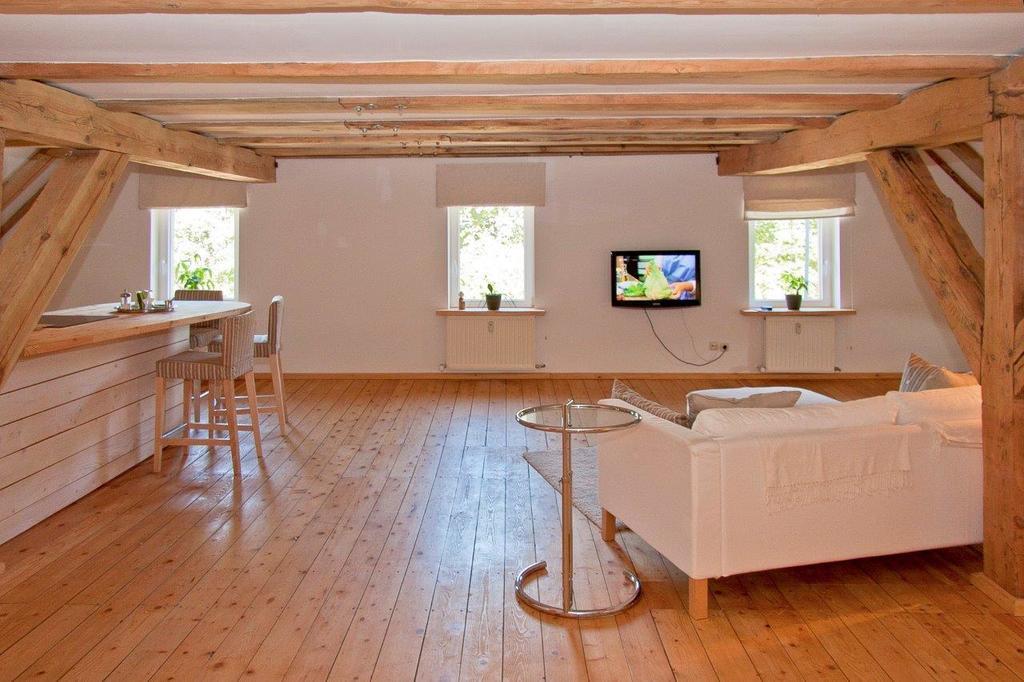 Apartment mit 1 Schlafzimmer und Badewanne
