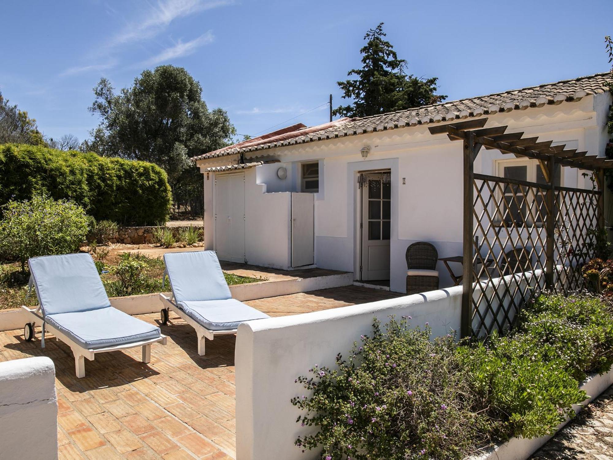 Tweepersoonskamer met 1 of 2 Bedden en een Terras