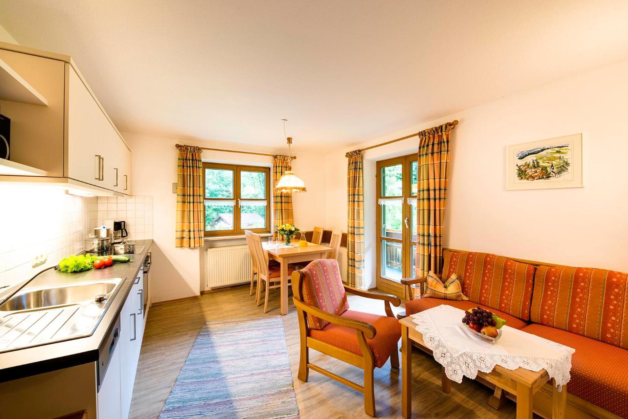 Apartment mit Dusche