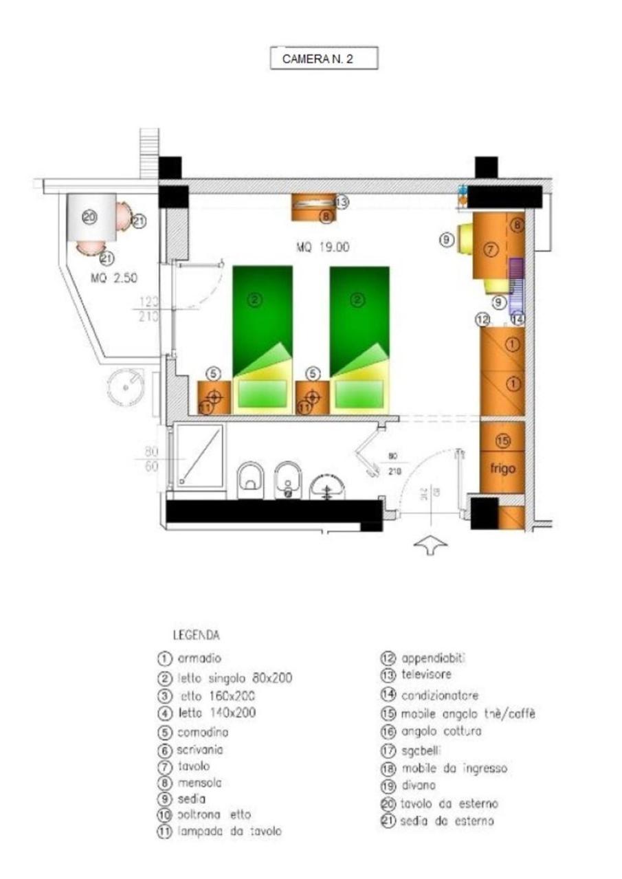 Doppel- oder Zweibettzimmer