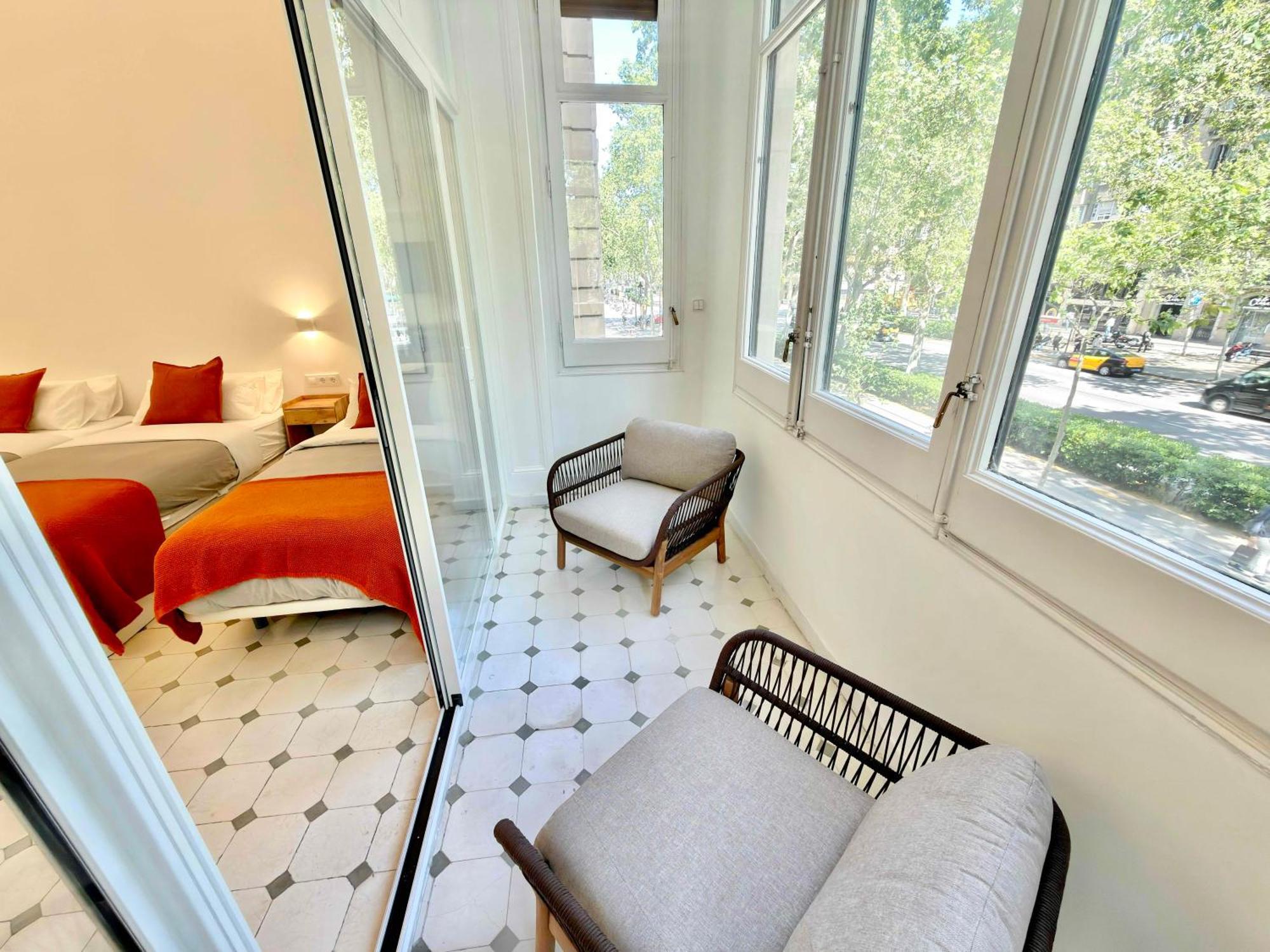 Dreibettzimmer mit eigenem Bad