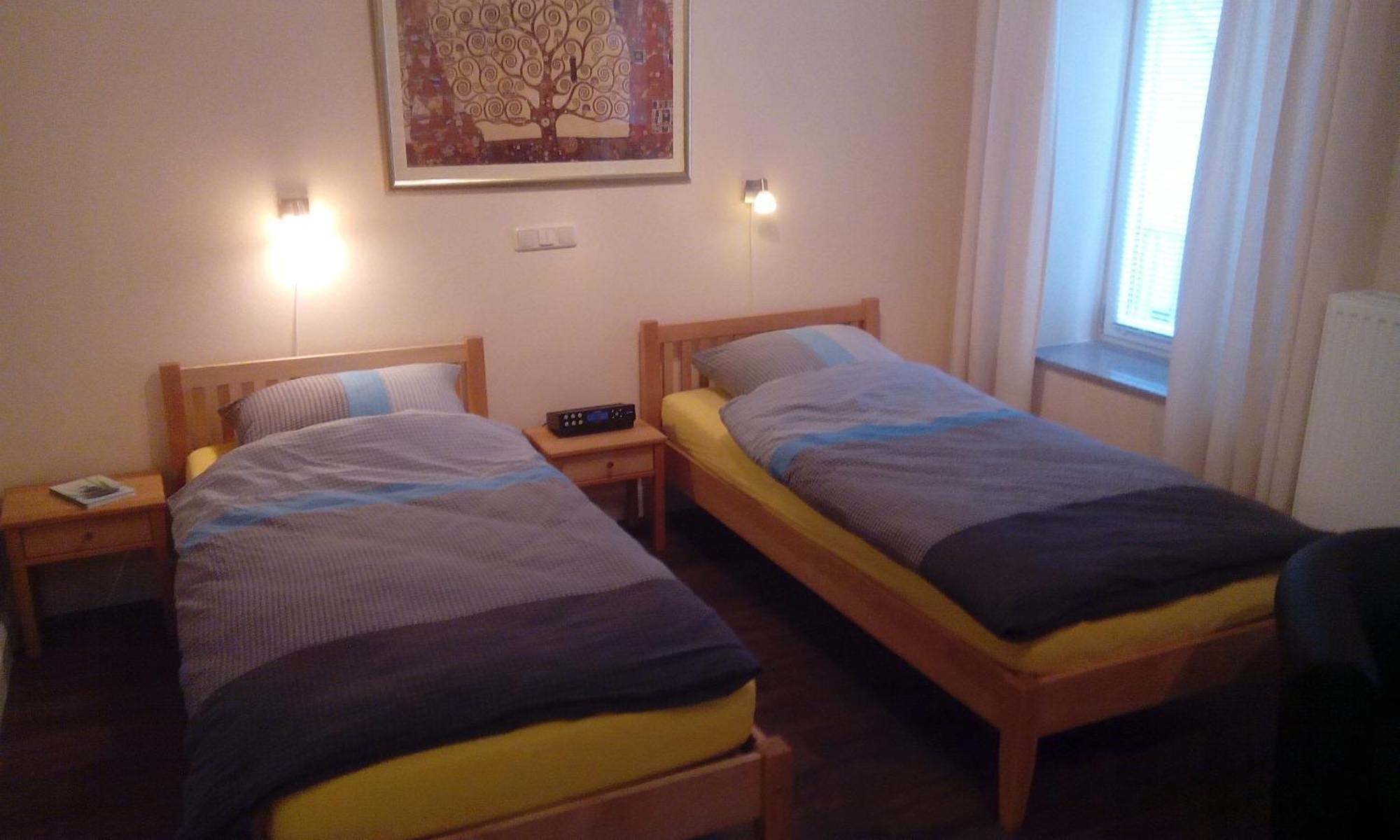 Tweepersoonskamer met 2 Aparte Bedden