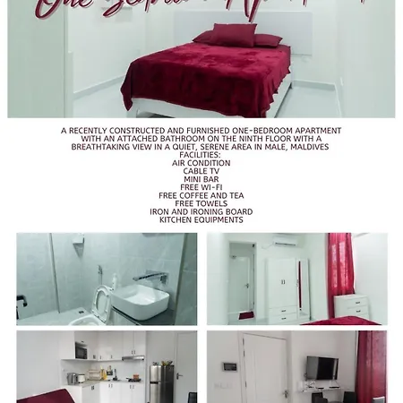 Resting View Maroon - One Bedroom Apartment-3