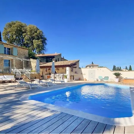 Domaine En Pierre Avec Piscine Et Jacuzzi Au Mas Lucia-3