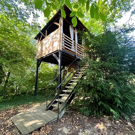 Cabane Dans Les Arbres Avec Bain Nordique-2