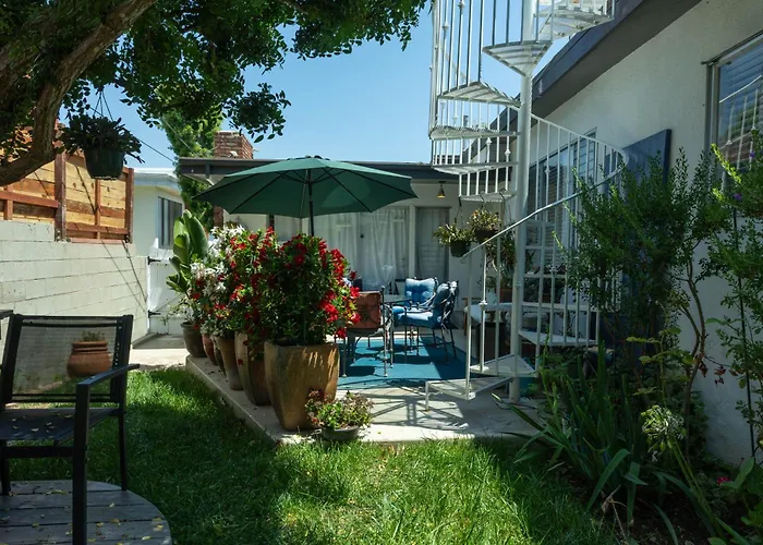 Overlooking Marina Del Rey Sailboats, Is Green Ginger Playa Del Rey On The Bluff,