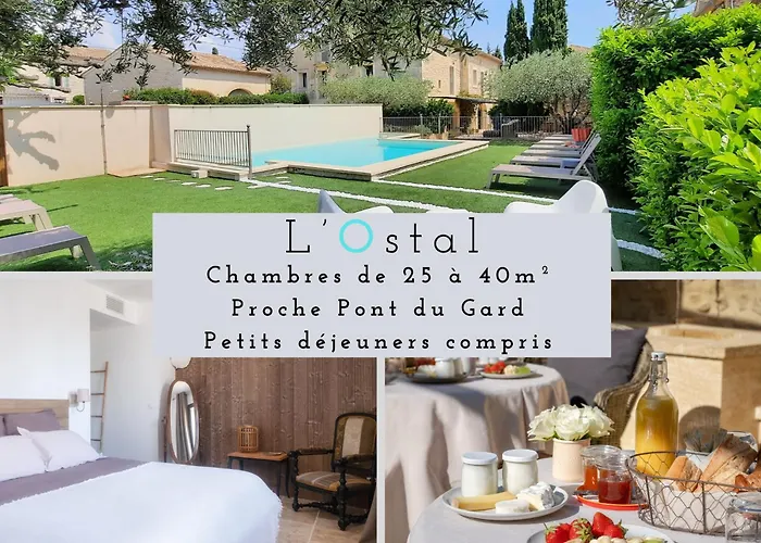 L'Ostal - Bed&Breakfast - Chambres et suites de 25 à 40m2 - Spa