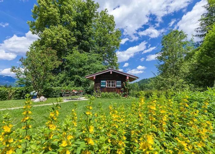 Pension Waldklause, Doppelzimmer mit Balkon, Dusche, WC Königssee